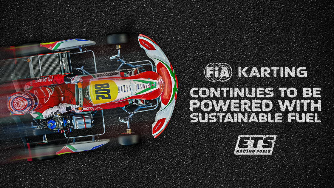 ETS Racing Fuels Powers FIA Karting with 100% Sustainable Fuel
